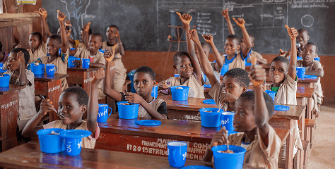 1 million d'enfants mangent à l'école